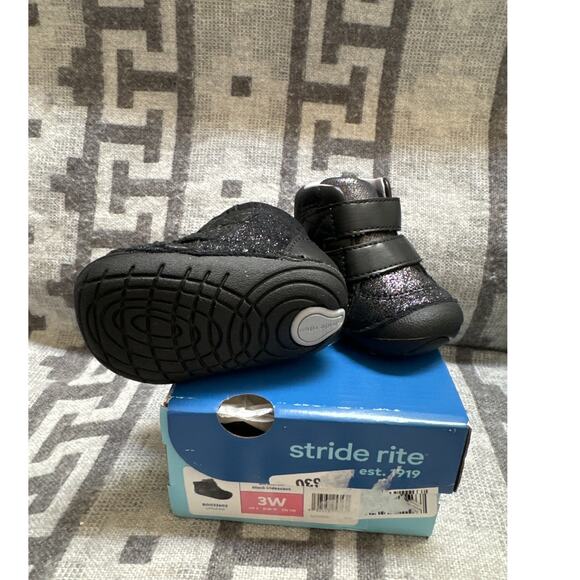 Stride Rite SM Martin (Infant/Toddler) Black Iridescent Size 3 - Picture 5 of 6